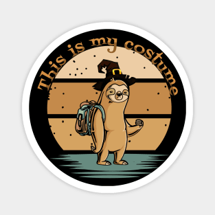 Sloth "This is my costume" Magnet